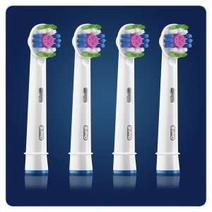 Oral-B EB18-4 3D White White Set de 4 piese de înlocuire a capului periuței de dinți electrice Oral-B EB18-4 3D White White 55658228 Ingrijirea orala