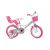 Hello Kitty rosa und weißes Fahrrad in Größe 14 55658417