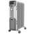 Iskra YL-B28-9 olajradiátor, 9 bordás, 2500W, kerekekkel, szürke