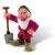 Bullyland Grumpy Dwarf toy figure with shovel, Snow White character