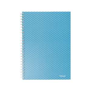 Esselte ColourBreeze A5 Notizbuch, liniert, blau, spiralgebunden - Schreibwaren & Schreibmaterial