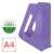 Esselte ColourBreeze A4 magazine file, lavender, transparent, made in Europe