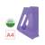Esselte ColourBreeze A4 magazine file, lavender, transparent, made in Europe