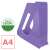 Esselte ColourBreeze A4 magazine file, lavender, transparent, made in Europe