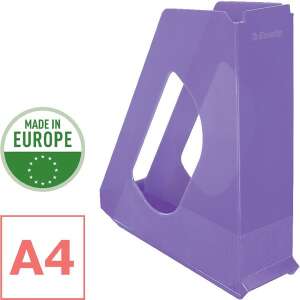 Esselte ColourBreeze priečinok na časopisy A4, levanduľová, priehľadná, vyrobená v Európe - Triedenie dokumentov