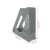 Esselte ColourBreeze A4 magazine file, grey transparent, dimensions