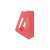 Esselte ColourBreeze A4 magazine file, coral transparent