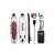 Act!ive SB-005-RP Folly Beach aufblasbares Stand Up Paddle Board, komplettes Set mit Paddel, Pumpe, Leine und Tasche