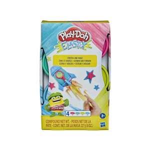 Play-Doh Elastix Űrhajós gyurma szett, 4 tégely nyújtható és formázható gyurmával, 2 éves kortól - Hasbro
