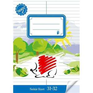 ICO Süni Sulikész A5 31-32 lined notebook, hedgehog design - ICO