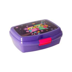 Lila Lunchbox mit Eulen-Design, 550ml Fassungsvermögen - Füttern