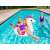 Girl sitting on Bestway Float'n Fashion Unicorn Inflatable Pool Float