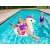 Girl sitting on Bestway Float'n Fashion Unicorn Inflatable Pool Float