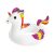 Unicorn swimming rubber 119x91cm 55667755