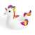Bestway Float'n Fashion Unicorn Inflatable Pool Float, 119x91cm