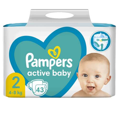 Pampers Active Baby Nadrágpelenka 4-8kg Mini 2 (43db)  47159007