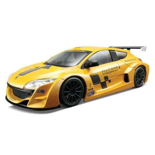 Bburago 1/24 méretarányú fém modell autó, Renault Megane Trophy, sárga - Bburago