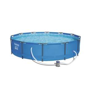 Bestway Steel Pro Max Pool, 3,66m x 76cm, runder Pool mit Metallrahmen - Garten
