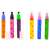 Crea Kids Stamp Color Markers, 6 colorful stamp markers for kids, ideal for drawing and stamping, close-up view of the markers