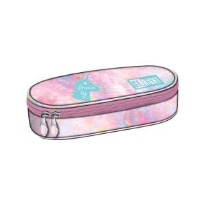 St.Right Sky Unicorn ovális tolltartó rózsaszín és kék galaxis mintával és egy unikornis sziluettel - Unipap