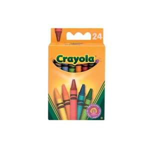 Крейони Crayola, 24 броя, асортирани цветове, за деца - Дебел тебешир