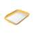 Leitz COSY warm yellow document tray with papers