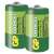 2er Pack GP Greencell Extra Heavy Duty C Batterien