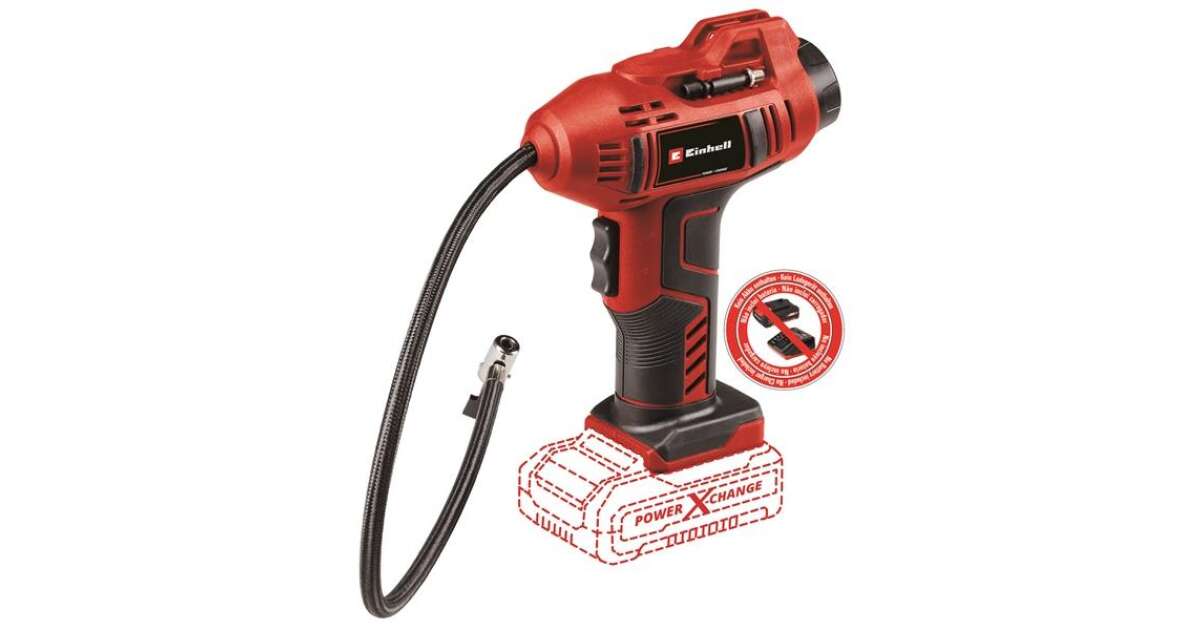 Einhell Compressore Auto A Batteria 18V Power X-Change - Gonfia Pneumatici Auto, Bici, Moto Con Display Digitale E Spegnimento Automatico - Foto 9