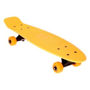 Sárga műanyag gördeszka, 55 cm, gyerekeknek - Gördeszkázás