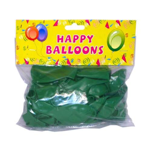 Zöld lufik, Happy Balloons márka, parti lufik, lufi csomag, zöld parti lufik - Party kellék