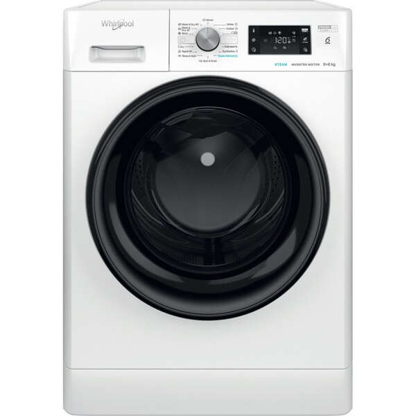 Whirlpool FFWDB 864349 BV EE Mosó-Szárítógép, 6 kg - 8 kg, 1400 f...
