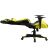 Scaun gaming Iris GCH201BC negru și galben complet rabatat