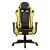 Iris GCH201BC schwarz-gelber Gaming-Stuhl Vorderansicht