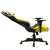 Iris GCH201BC schwarzer / zitronengelber Gamer-Stuhl, in zurückgelehnter Position