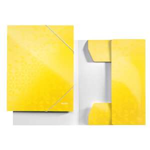 Leitz Wow A4 yellow elastic folder, 15mm spine, with elastic closure - Office Supplie & Stationery