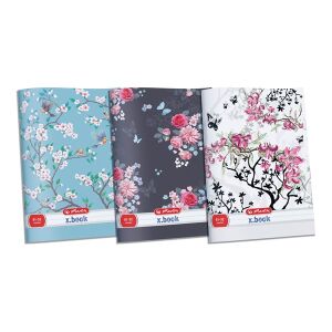 Herlitz: xbook square grid notebook - A4, roz, 87-32 134640167 - Herlitz Caiete