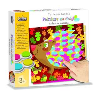 CreaLign finger painting set for kids, colorful animals hedgehog box - Crealign