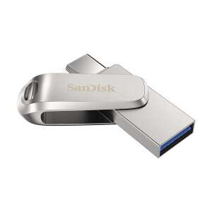 SanDisk 32GB USB3.1/Type-C Dual Drive Luxe Silver Flash-Laufwerk mit USB Type-C und USB 3.1 Anschlüssen - SanDisk Pendrive
