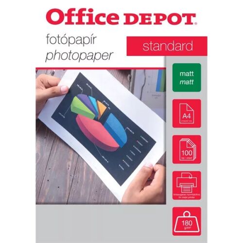 Office Depot Fotópapír - Standard Matt - A4 - 100 db 161603931 - Office Depot