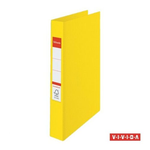 Esselte Vivida A4 žltý krúžkový zakladač s logom Vivida