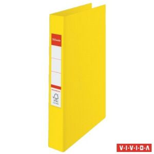 Esselte Vivida A4 Yellow Ring Binder with Vivida Logo - Esselte Ring binder