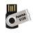 Hama Rotate 90891 8GB USB 2.0 Flash Drive, black and silver