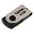 Hama Rotate 90891 8GB USB 2.0 Flash Drive, black and silver