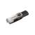 Hama Rotate 90891 8GB USB 2.0 Flash-Laufwerk, schwarz-silber