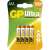 GP Ultra AAA Alkaline-Batterien, 4er Pack