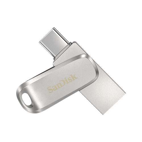 SanDisk Dual Drive Luxe 64GB USB 3.1 Type-C pendrive, ezüst