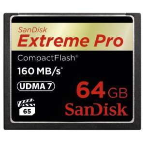 SanDisk Extreme Pro 64GB CompactFlash Speicherkarte, 160MB/s Lese- und Schreibgeschwindigkeit, UDMA 7-Unterstützung - SanDisk