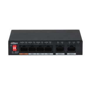 Dahua Technology PFS3006-4ET-60 6-Port Fast Ethernet Netzwerk-Switch mit PoE - Dahua