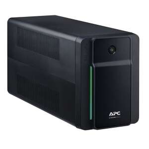APC Easy UPS BVX1200VA vonalas interakciós szünetmentes tápegység, fekete, elülső nézet - APC