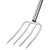 Fiskars Xact L garden fork, 4 tines, close-up